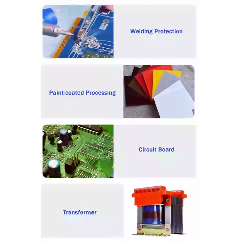 pet tape application green polyester (pet) tape application