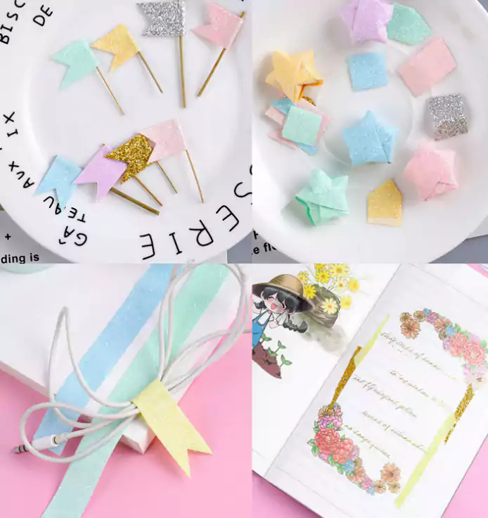 glitter washi tape