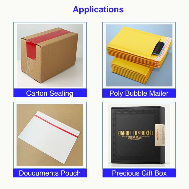 tamper evident tape application