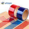 red and blue tamper evident tape