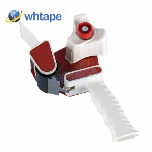Red handheld tape dispenser