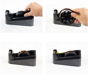 black PP ABS stationery tape application