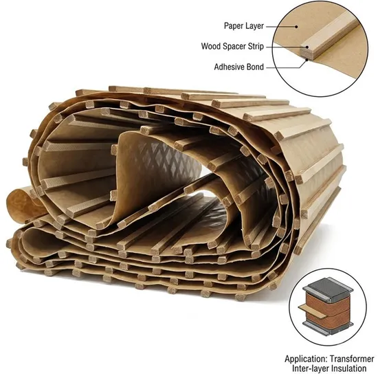Oil-Immersed Transformer Insulation Material Oil Duct Strip Insulation Support Strip Transformer Pressboard Strip pictures & photos Custom DDP Oil Duct Strip, Oil Immersed Transformer Insulation Support Strip